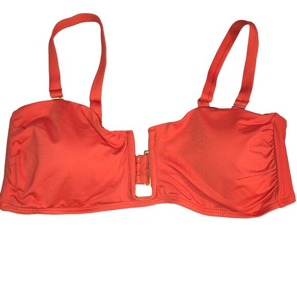 *Andie Swim Cartagena Bikini Bandeau Top Terracota Women's Size Small NEW - Picture 2 of 4